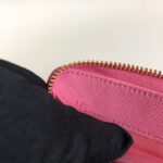 Replica Prada Saffiano Long Zipper Wallet Pink - 1:1 premium replica handbag