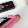 Fake Prada Saffiano Long Zipper Wallet Pink - 1:1 premium replica handbag