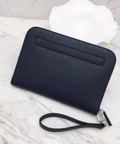 Replica Prada Saffiano New Pouch - best quality fake designer bag