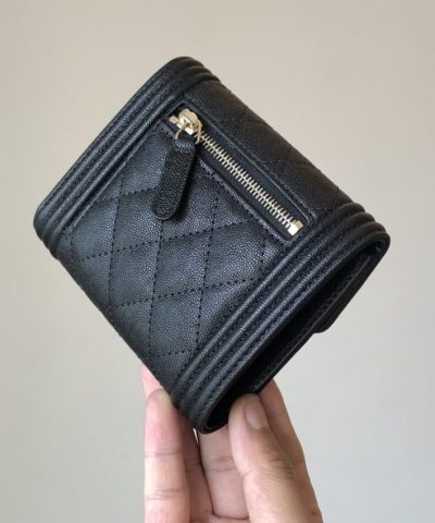 Chanel Le Boy Compact Wallet - affordable luxury replica bag