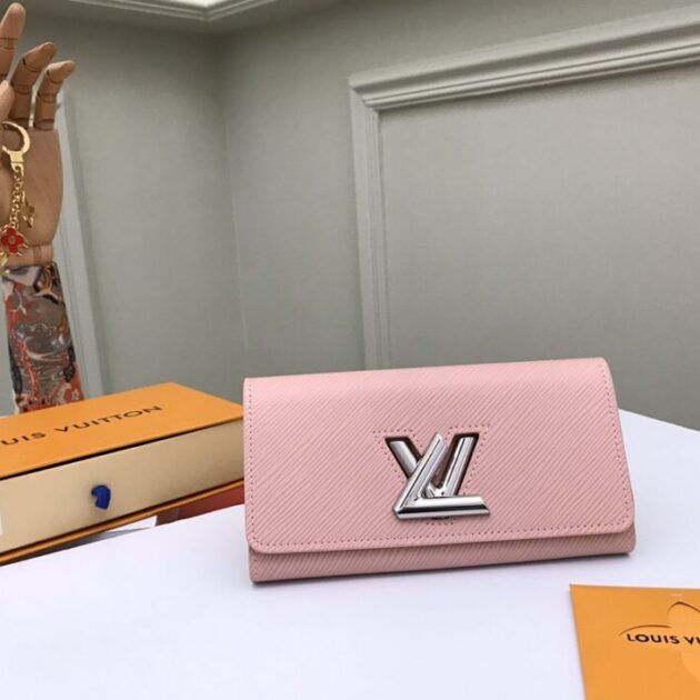 Louis Vuitton Twist Wallet Pink - high-quality designer bag dupe