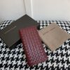 Fake Bottega Veneta Intrecciato Wallet Red - high-quality designer bag dupe