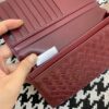 Fake Bottega Veneta Intrecciato Wallet Red - high-quality designer bag dupe