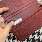 Replica Bottega Veneta Intrecciato Wallet Red - high-quality designer bag dupe