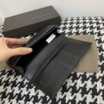 Replica Bottega Veneta Intrecciato Wallet Black