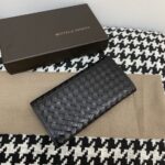Replica Bottega Veneta Intrecciato Wallet Black