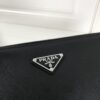 Fake Prada Saffiano Pouch Silver - best quality fake designer bag