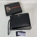 Replica Prada Saffiano Pouch - top-grade luxury bag dupe