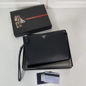 Replica Prada Saffiano Pouch - top-grade luxury bag dupe