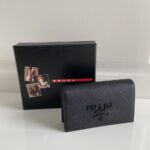 Replica Prada Saffiano Wallet Full Color - affordable luxury replica bag