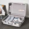 Rimowa & Dior Suitcase Silver - high-end replica designer purse