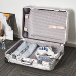 Rimowa & Dior Suitcase Silver - high-end replica designer purse