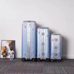 Rimowa & Dior Suitcase Light Blue - elite factory replica handbag
