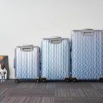 Rimowa & Dior Suitcase Light Blue - top-grade luxury bag dupe