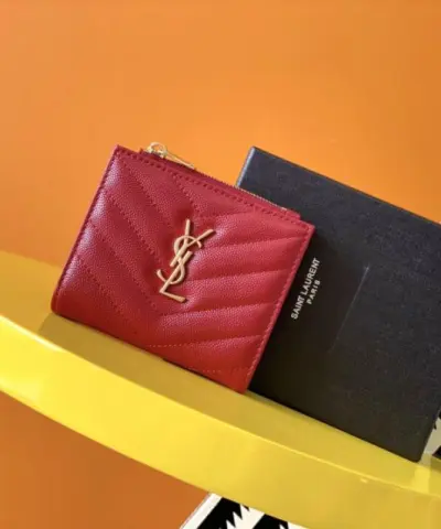 Fake Yves Saint Laurent Zipper Wallet - best quality fake designer bag