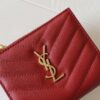 Fake Yves Saint Laurent Zipper Wallet - high-quality designer bag dupe