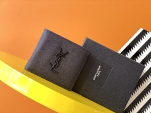 Yves Saint Laurent BiFold Man Wallet - 1:1 premium replica handbag