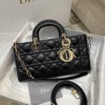 Replica Dior Lady D – Joy Large Bag Black - affordable luxury replica bag