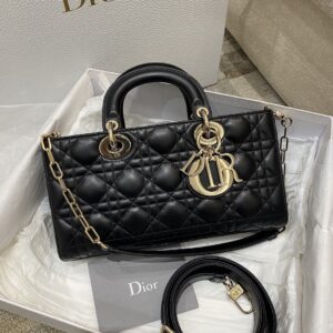 Replica Dior Lady D – Joy Large Bag Black - affordable luxury replica bag