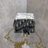 Fake Dior Saddle Pouch With Chain - best quality fake designer bag