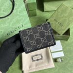 Replica Gucci Horsebit 1955 Wallet Black - high-end replica designer purse