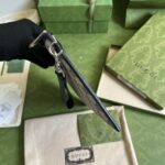Replica Gucci Ophidia Web Clutch Blue - affordable luxury replica bag