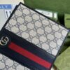 Fake Gucci Ophidia Web Clutch Blue - high-end replica designer purse