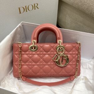 Fake Dior Lady D – Joy Large Bag Coral - best quality fake designer bag