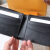 Louis Vuitton Slender Wallet Full Black - elite factory replica handbag