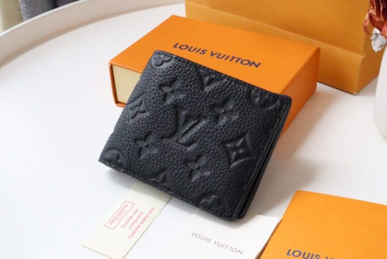 Replica Louis Vuitton Slender Wallet Full Black - affordable designer bags