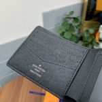 Louis Vuitton Slender Wallet Black - top-grade luxury bag dupe