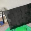 Fake Bottega Veneta Cassette Clutch Black - premium superclone handbag
