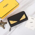 Replica Fendi Yellow Eyes Wallet - top-grade luxury bag dupe