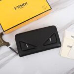 Replica Fendi Black Eyes Wallet