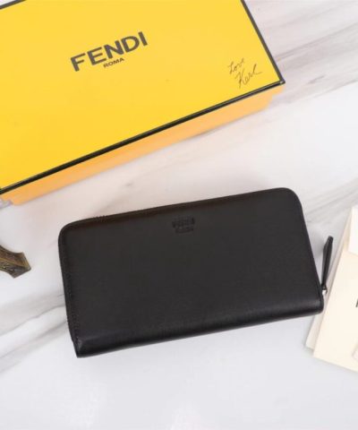 Fake Fendi Black Eyes Wallet - high-end replica designer purse