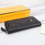 Replica Fendi Black Eyes Wallet