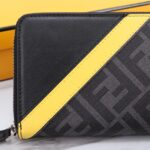 Replica Fendi Ff Black Wallet