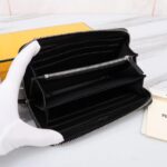 Replica Fendi Ff Black Wallet - 1:1 premium replica handbag