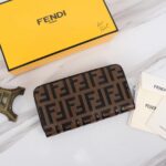 Replica Fendi Ff Brown Wallet - affordable luxury replica bag