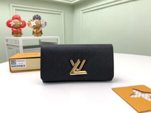 Louis Vuitton Twist Wallet Black - high-end replica designer purse