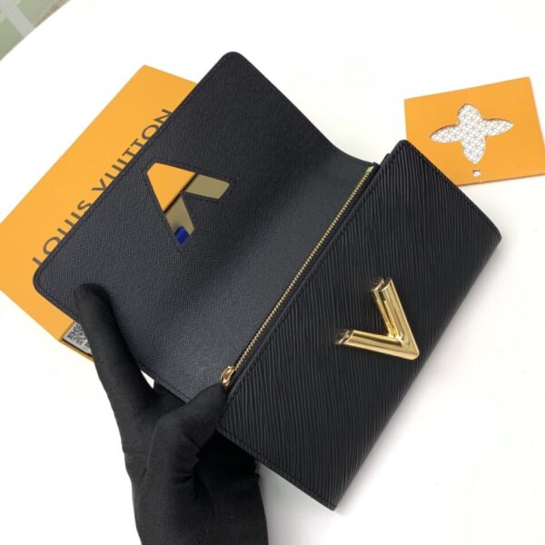 Louis Vuitton Twist Wallet Black - Image 5
