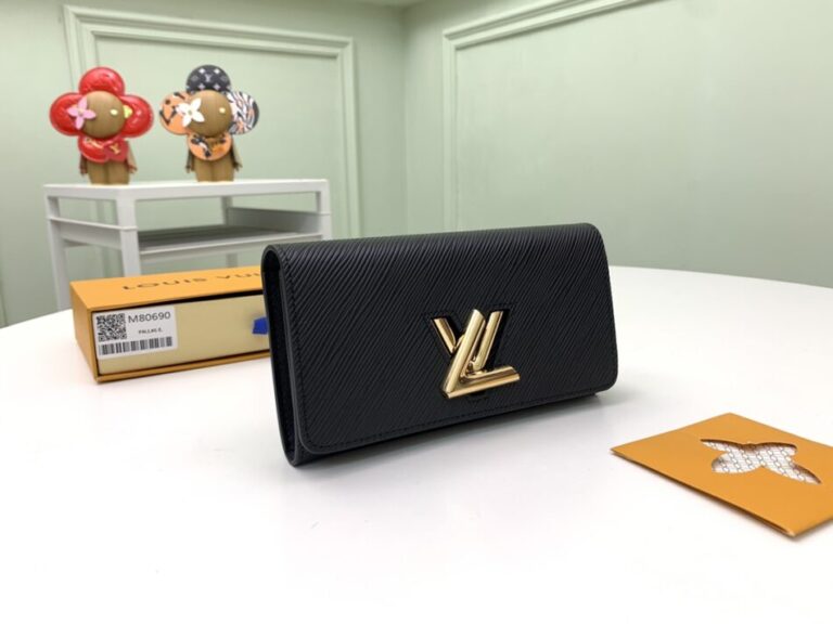 Louis Vuitton Twist Wallet Black - Image 9