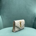 Yves Saint Laurent Chain Wallet White - 1:1 premium replica handbag