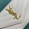 Yves Saint Laurent Chain Wallet White - elite factory replica handbag