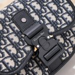 Replica Dior Mini Gallop Bag With Strap White Canvas