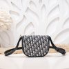 Fake Dior Mini Gallop Bag With Strap White Canvas - high-end replica designer purse