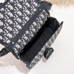 Replica Dior Mini Gallop Bag With Strap White Canvas