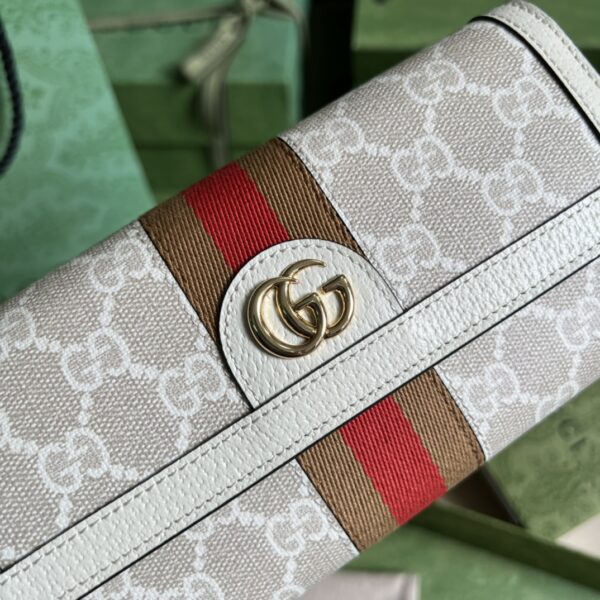 Gucci  Ophidia Long Wallet White - Image 5