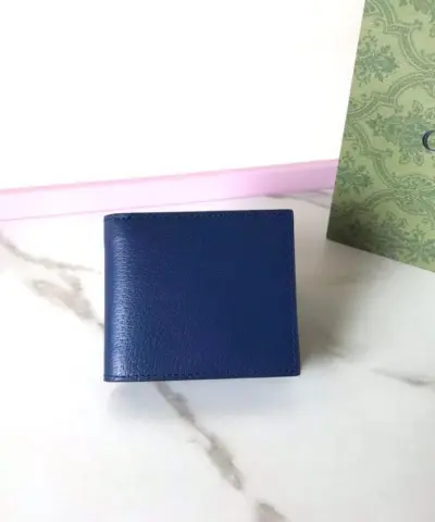 Fake Gucci Marmont Wallet Blue - best quality fake designer bag