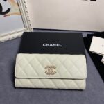 Chanel Long Vertical Wallet - top-grade luxury bag dupe